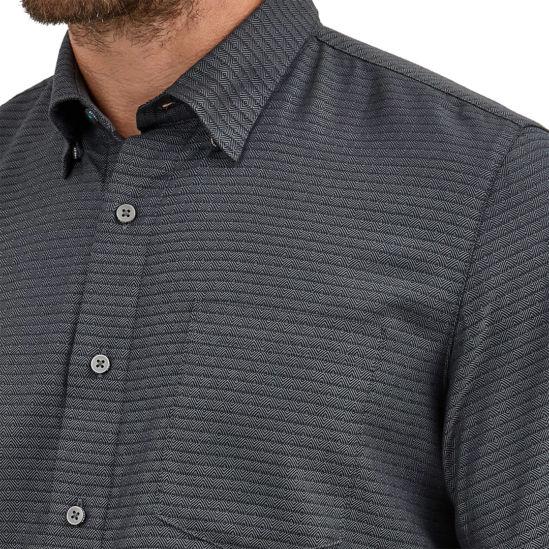 Wrangler Men's Cody Johnson One Pocket Long Sleeve Button Shirt