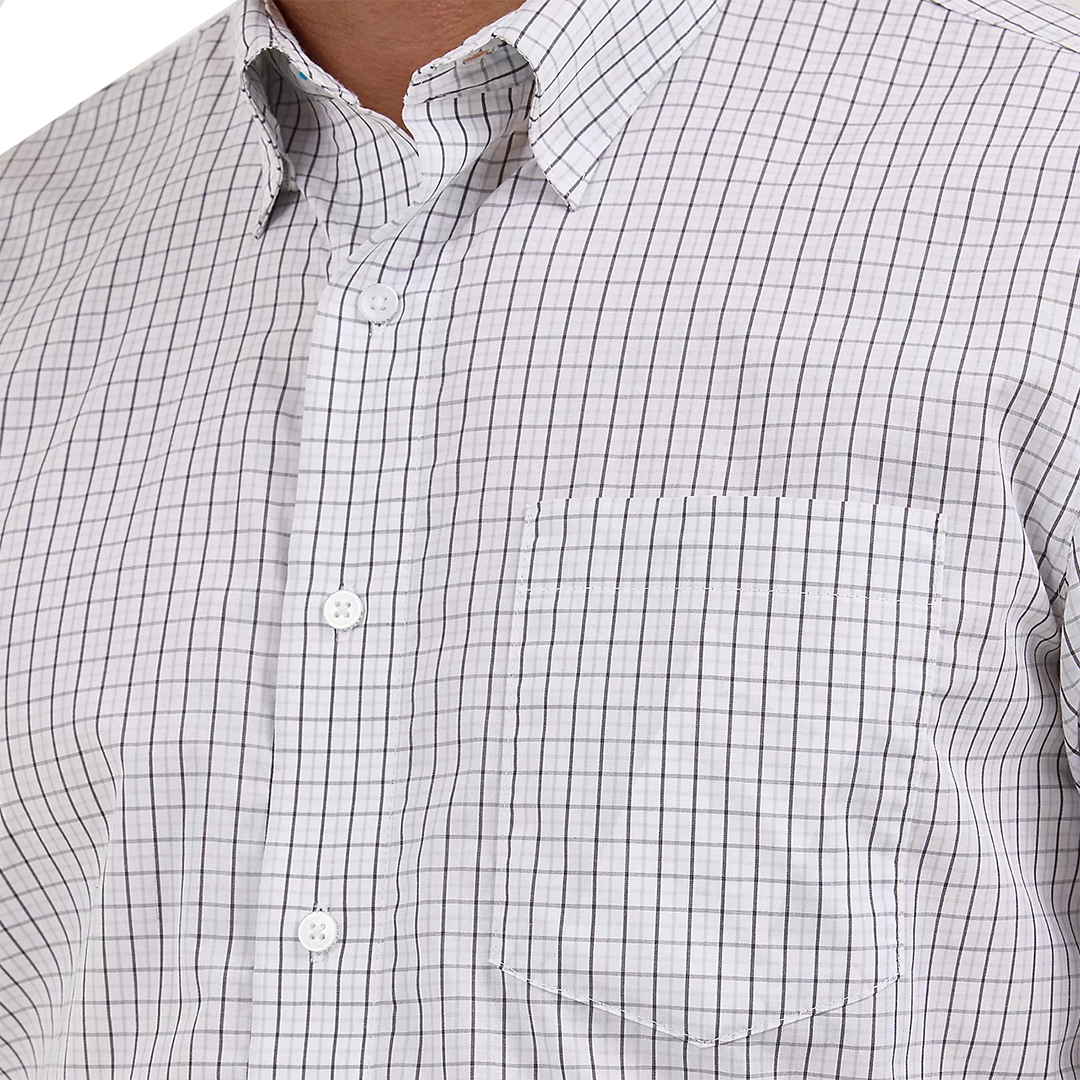 Wrangler Men's Cody Johnson One Pocket Long Sleeve Button Shirt