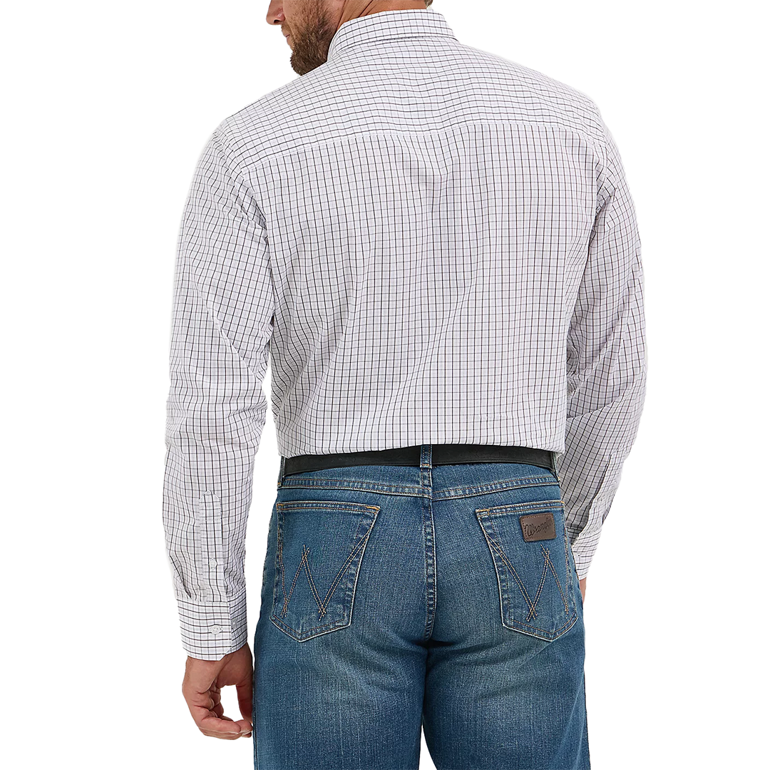 Wrangler Men's Cody Johnson One Pocket Long Sleeve Button Shirt