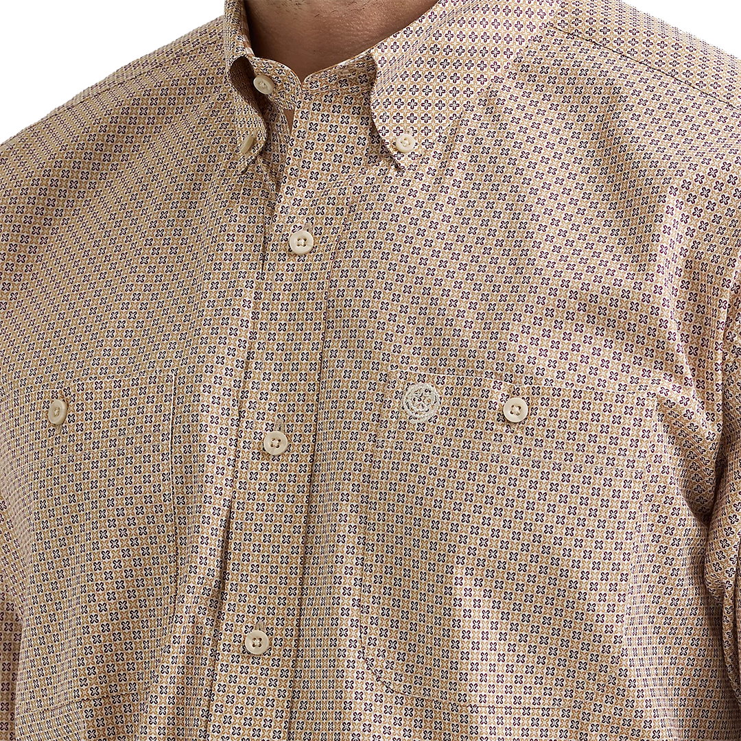 Chemise à manches longues boutonnée Wrangler George Strait pour homme