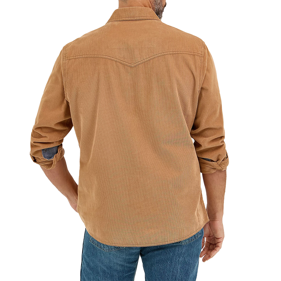 Wrangler Men's Retro Premium Western Long Sleeve Snap Shirt