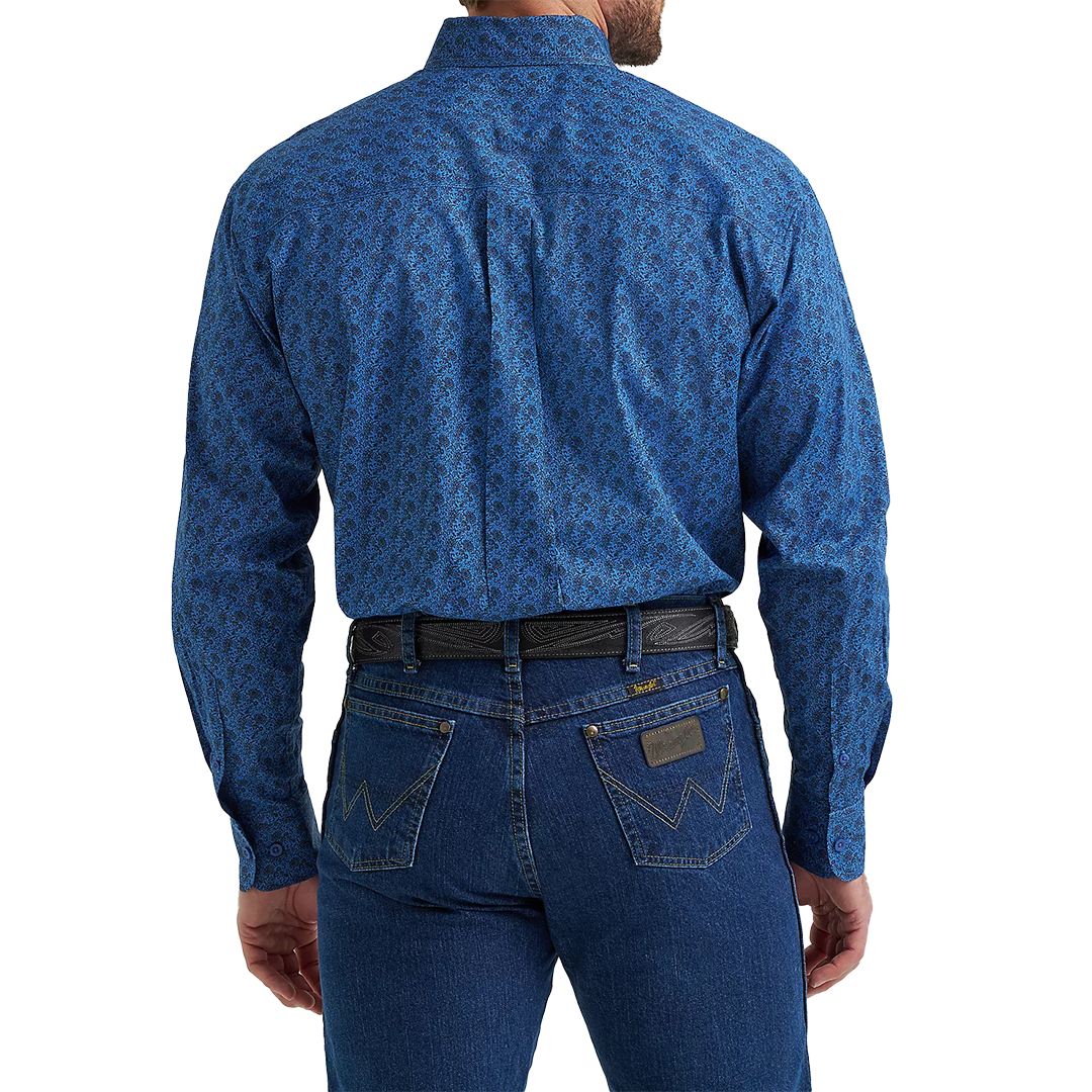 Wrangler Men's George Strait Long Sleeve Button Shirt