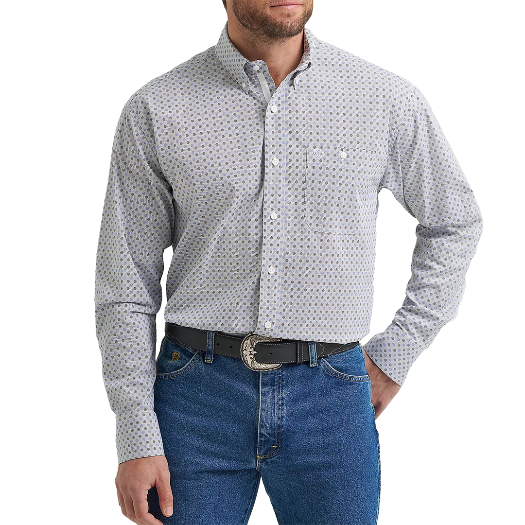 Wrangler Men's George Strait Long Sleeve Button Shirt