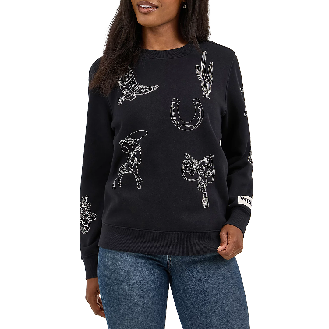 Wrangler Women's Icons Pullover Sweatshirt