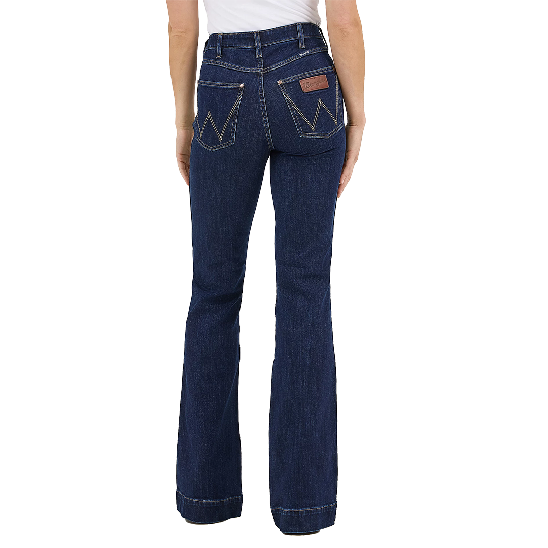 Wrangler Women's Retro Bailey High Rise Trouser Jeans