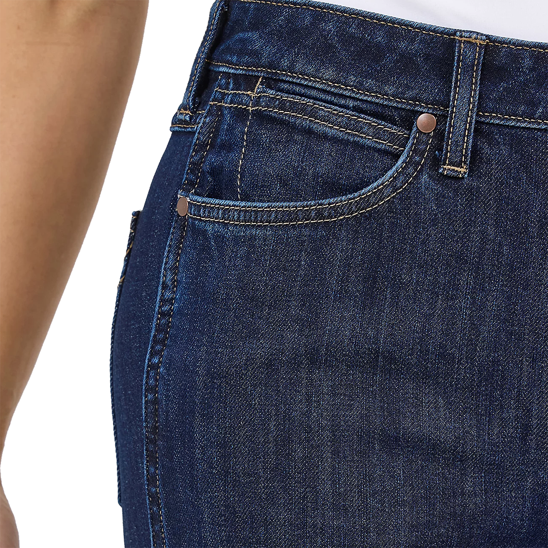 Wrangler Women's Retro Bailey High Rise Trouser Jeans