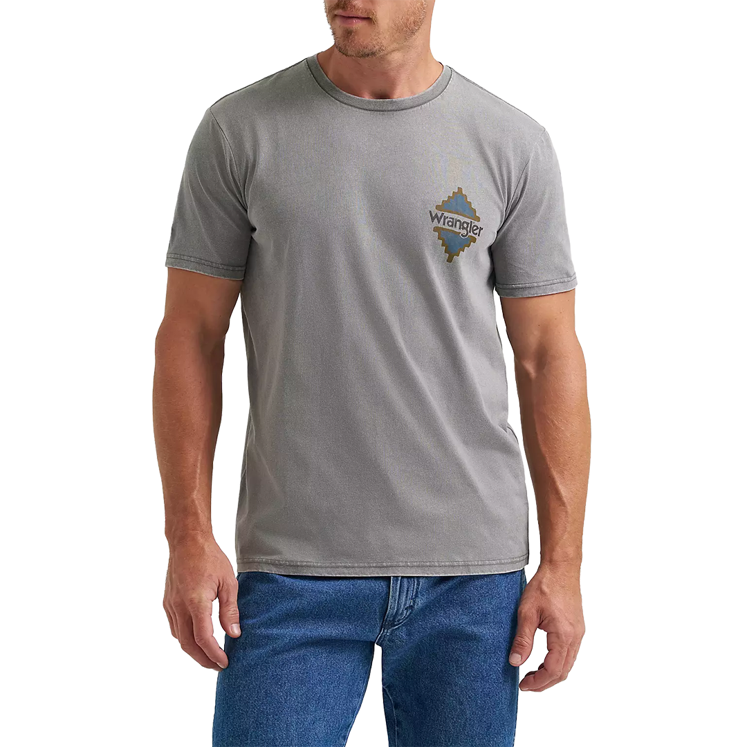 Wrangler Men's Steer Skull Back Graphic T-Shirt