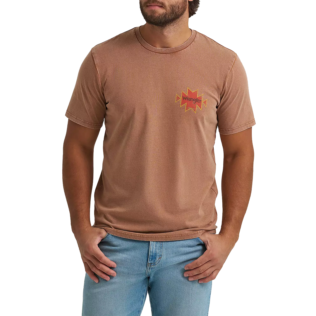 Wrangler Men's Southwestern Bronco Back Graphic T-Shirt