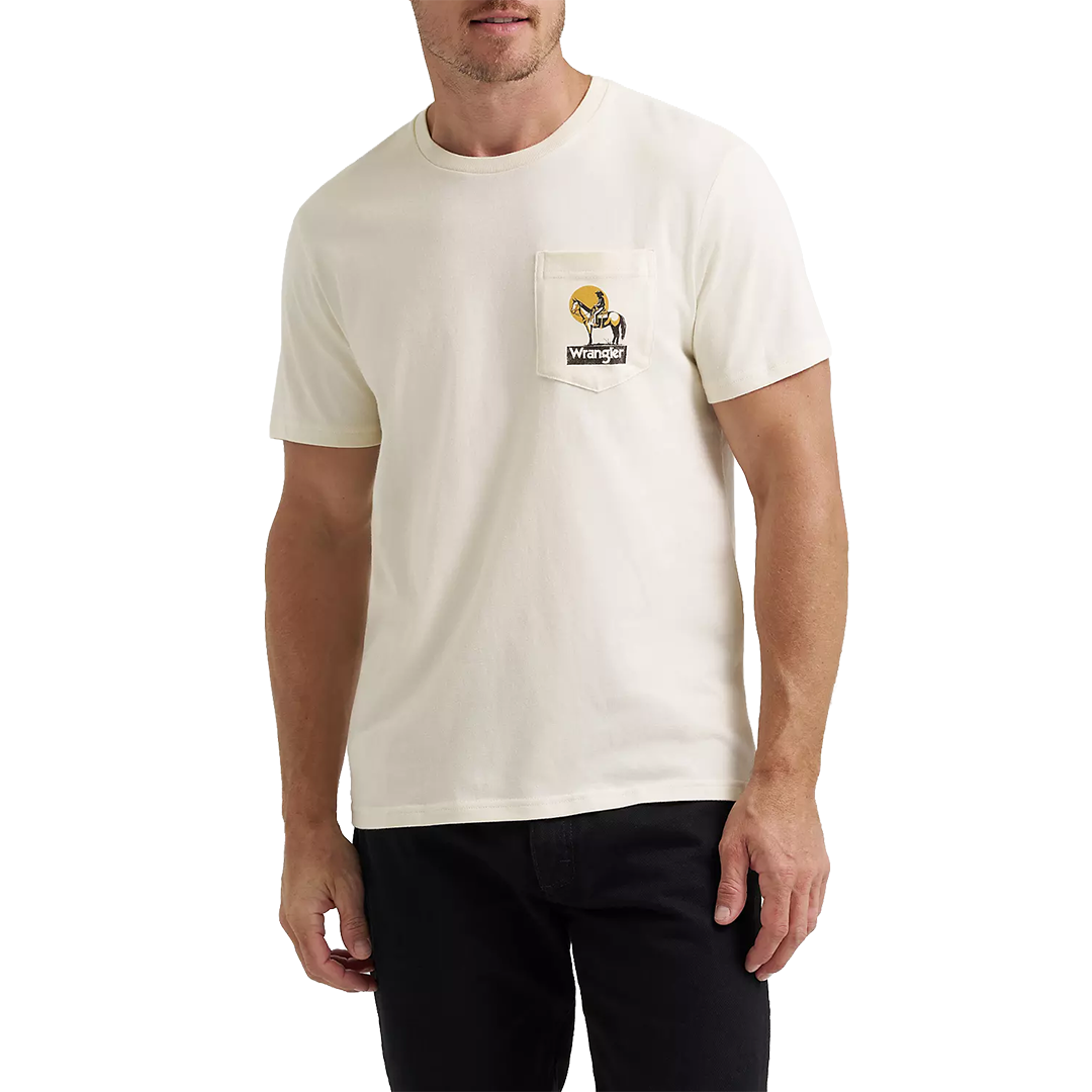 T-shirt graphique Wrangler Silent Rider pour homme
