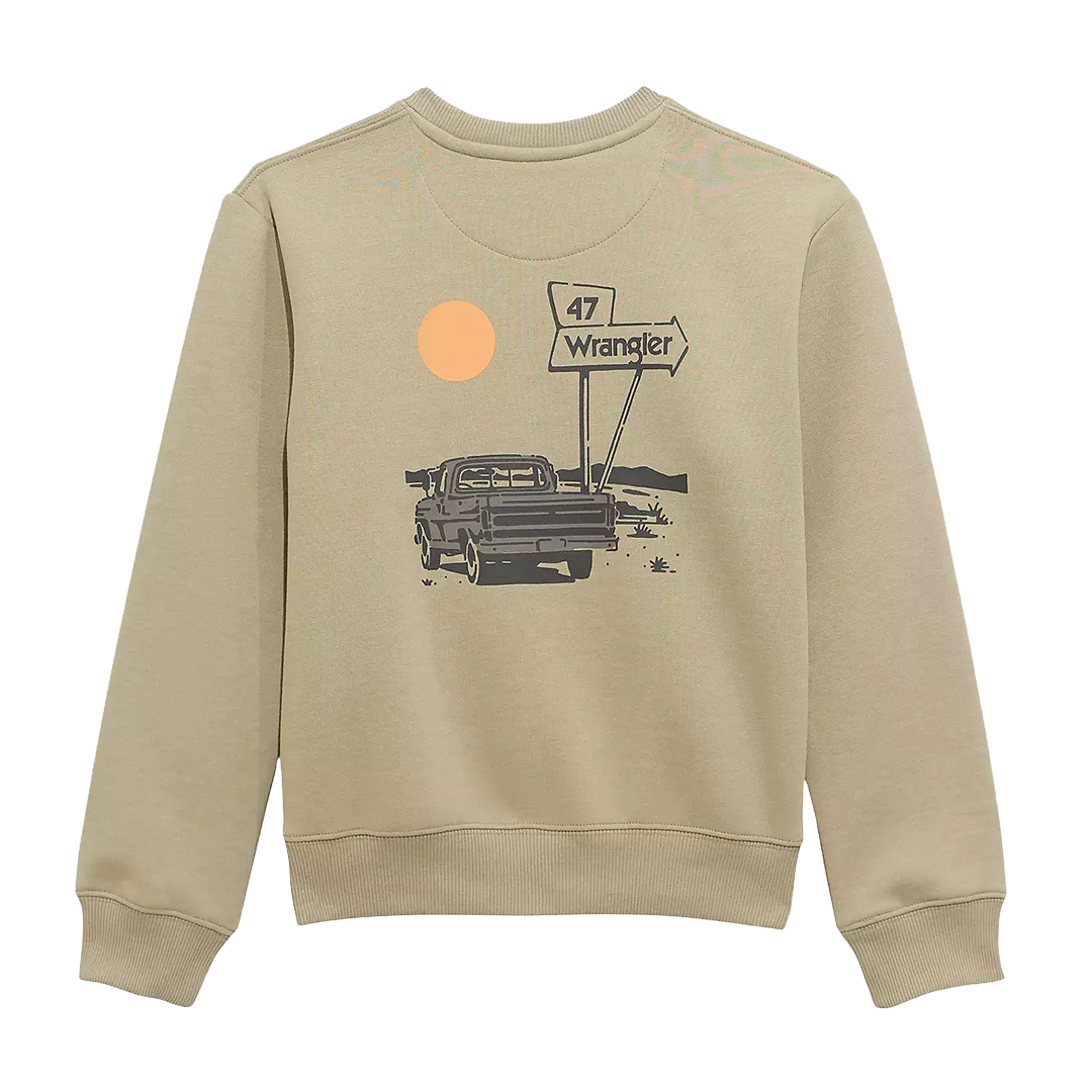 Wrangler Boys' Graphic Pullover Sweatshirt