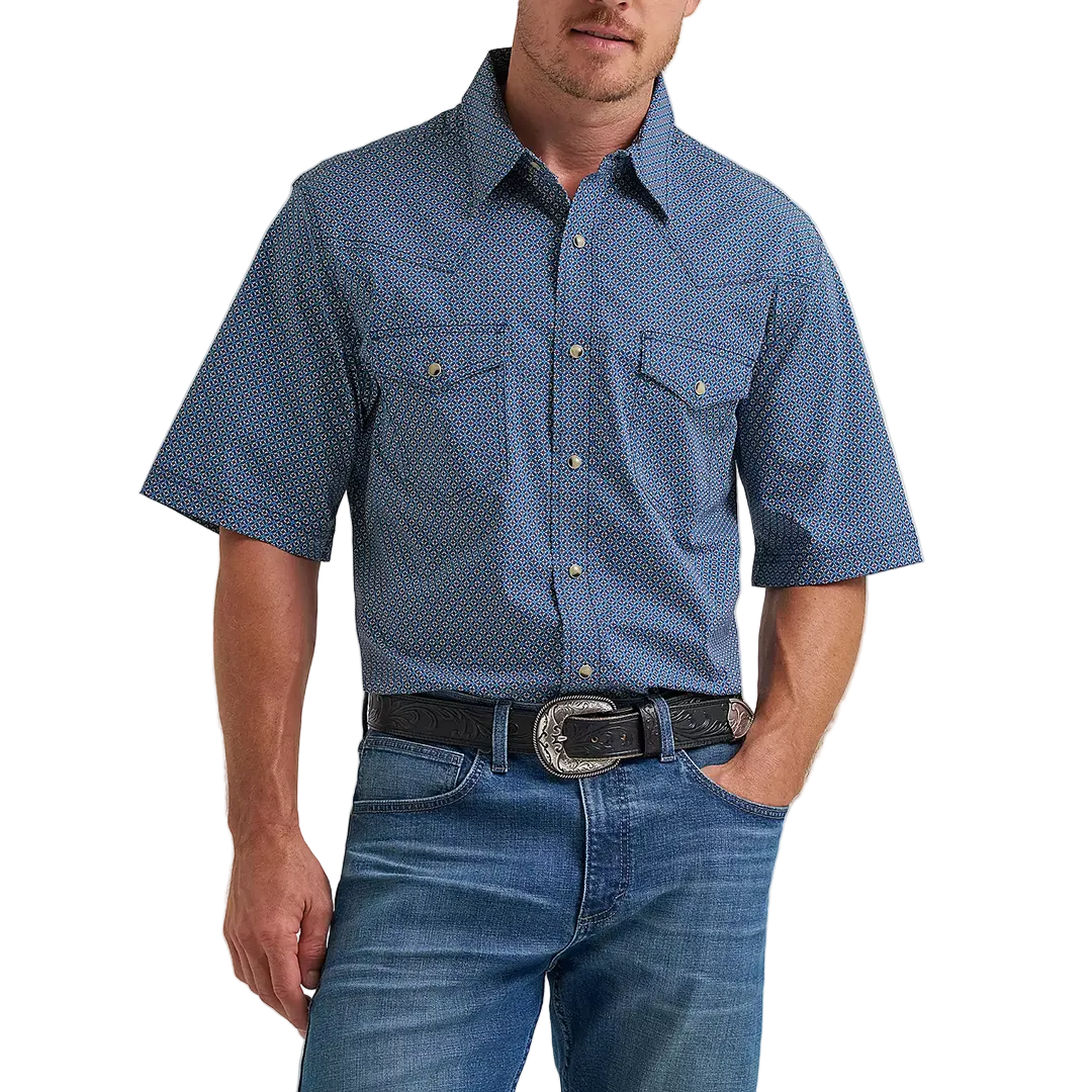 Wrangler Men's 20X Competition Advanced Comfort Short Sleeve Snap Shirt