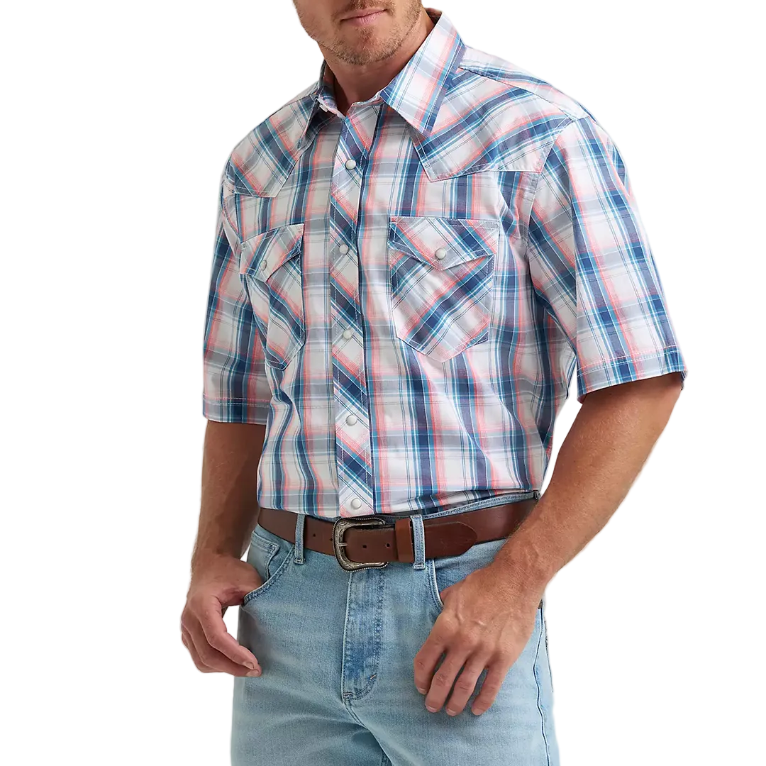 Wrangler Men's 20X Competition Advanced Comfort Short Sleeve Snap Shirt