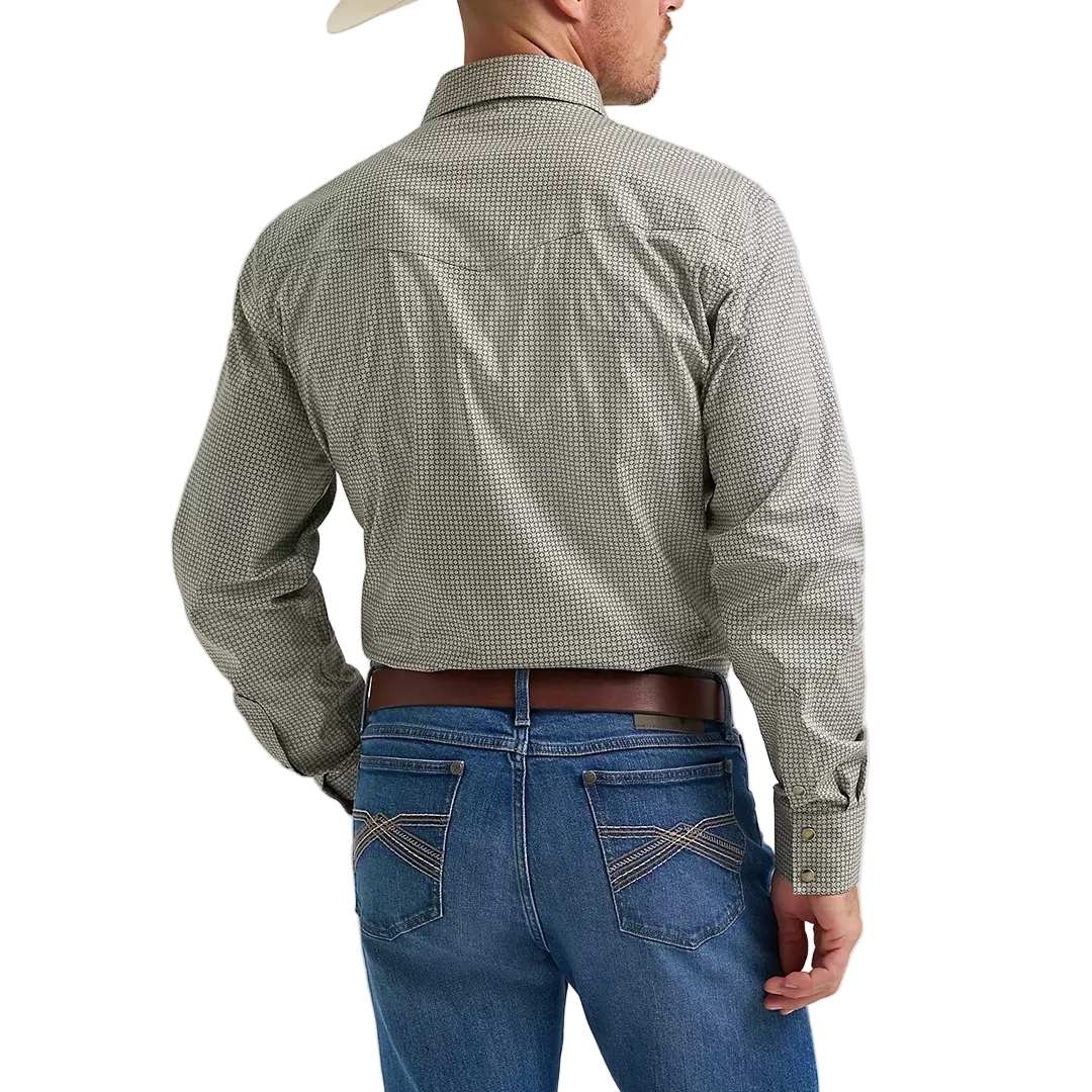 Wrangler Men's 20X Competition Advanced Comfort Plaid Long Sleeve Snap Shirt