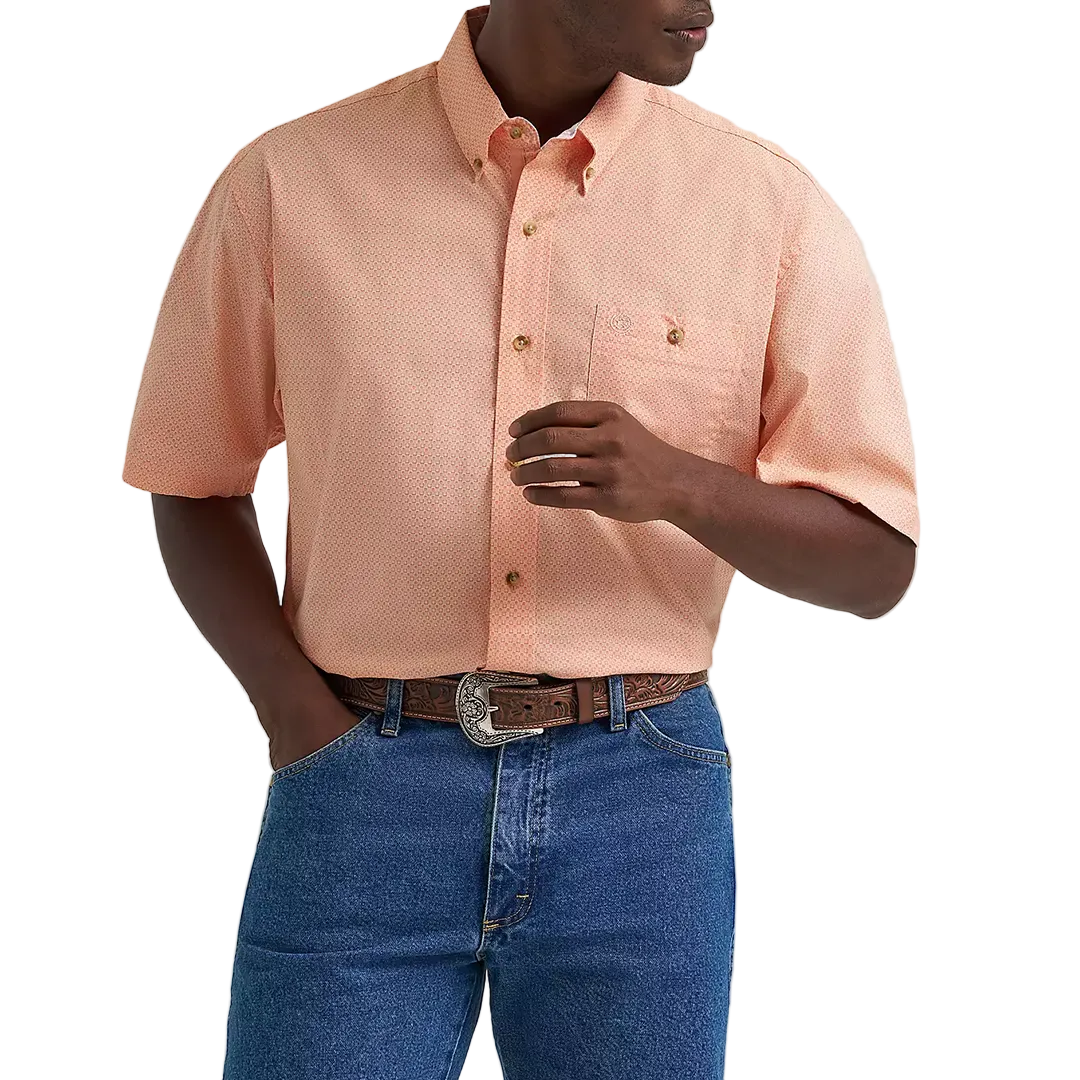 Wrangler Men's George Strait Short Sleeve Button Shirt