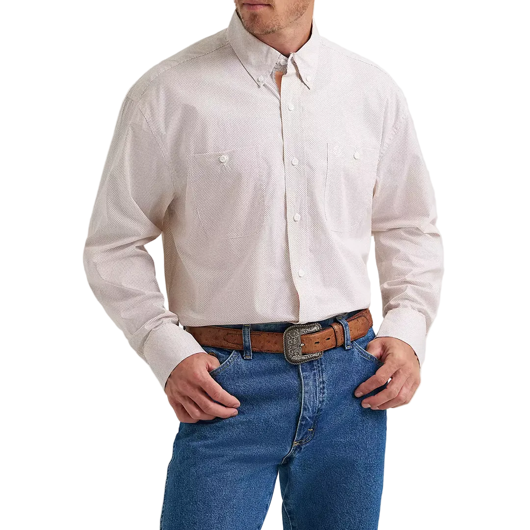 Wrangler Men's George Strait Long Sleeve Button Shirt