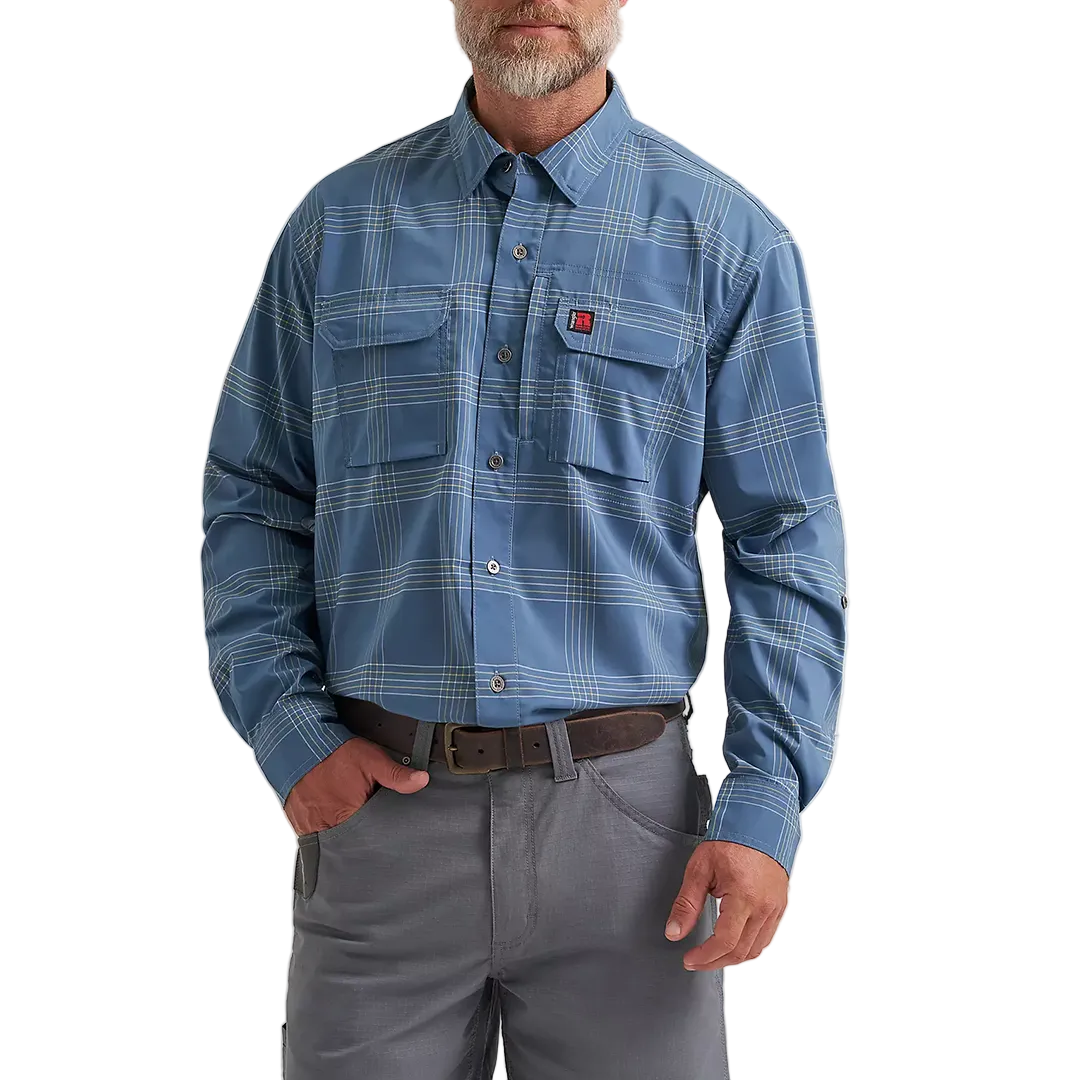 Wrangler RIGGS Men's Technical Long Sleeve Button Work Shirt