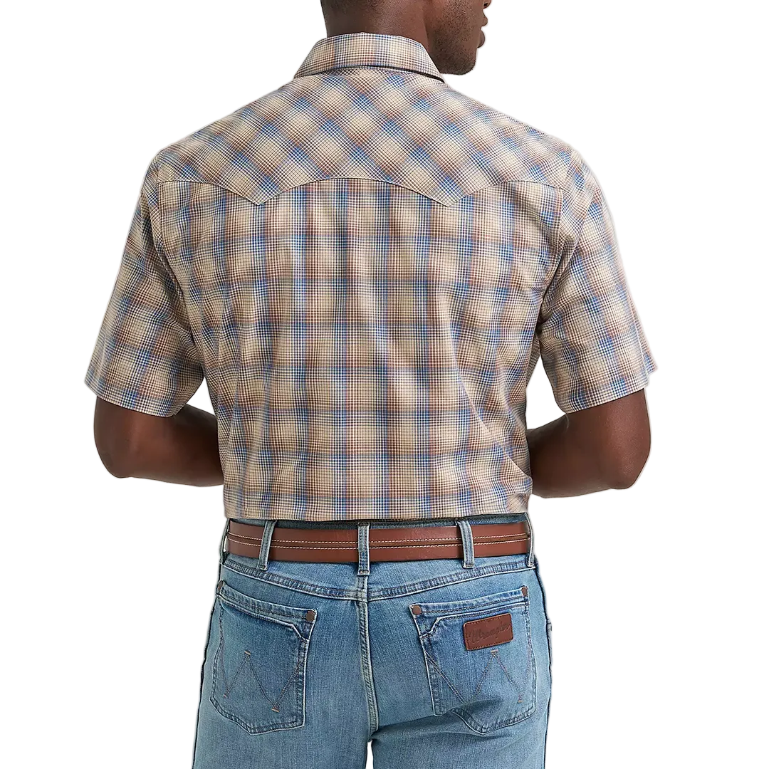 Wrangler Men's Retro Short Sleeve Snap Shirt