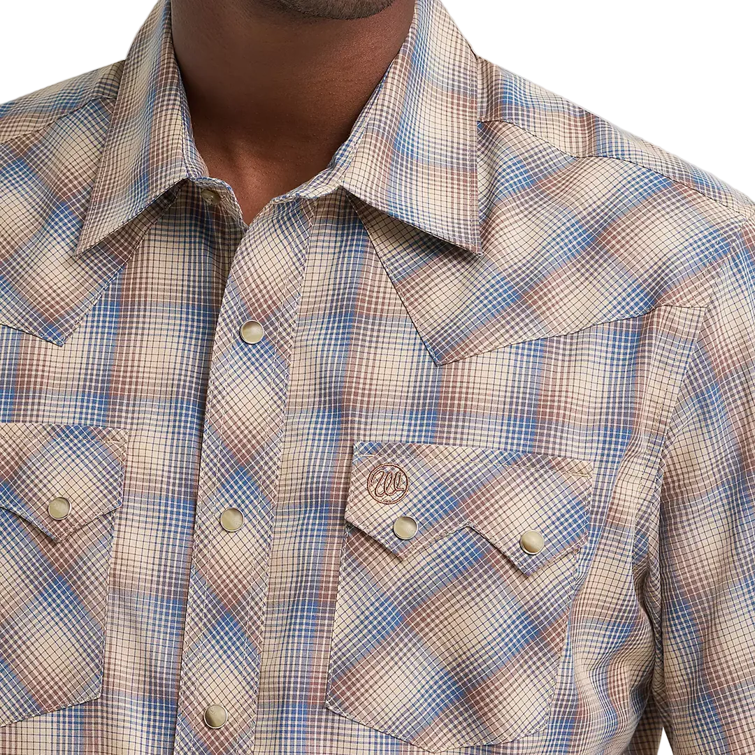 Wrangler Men's Retro Short Sleeve Snap Shirt