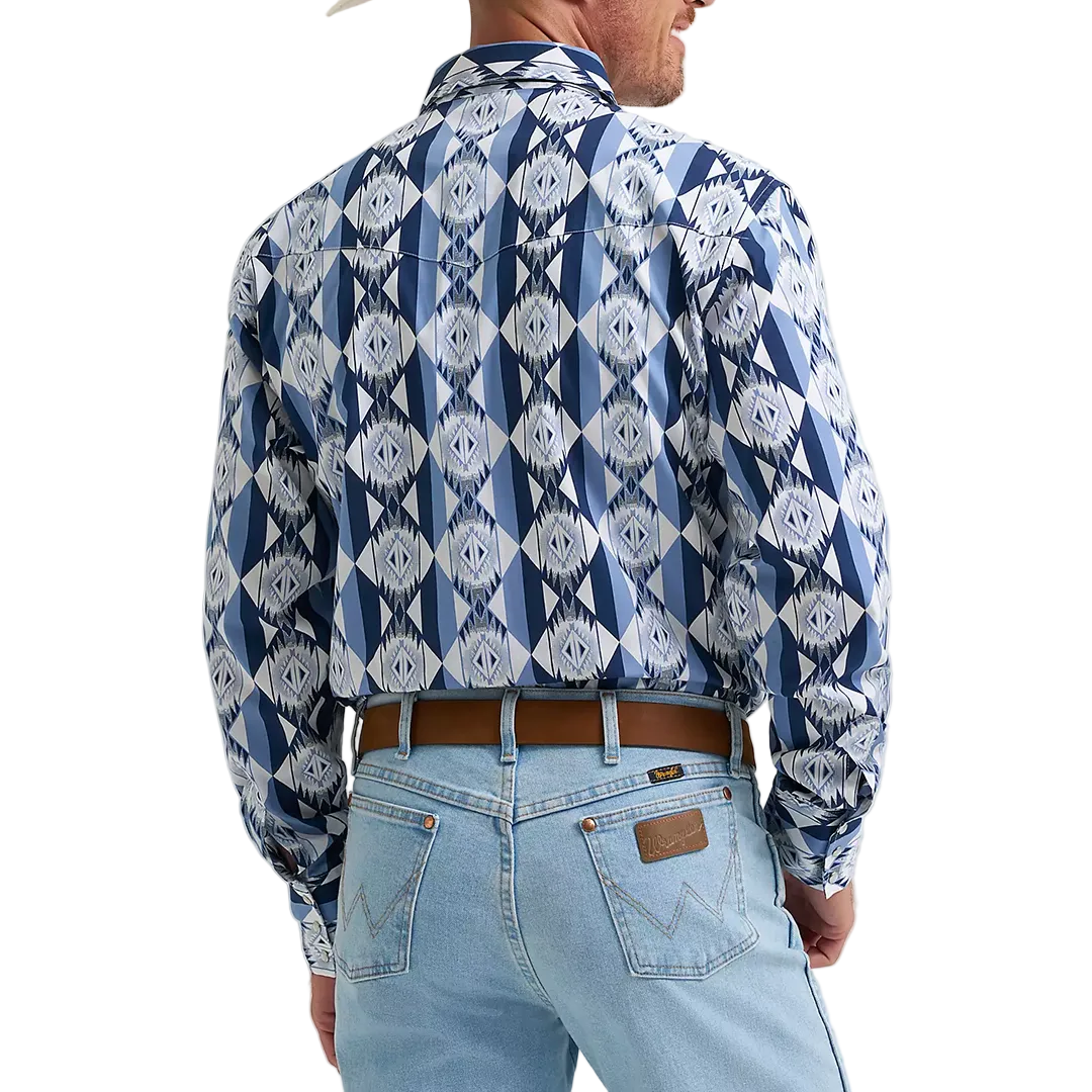 Chemise à boutons-pression manches longues Western Checotah pour homme Wrangler