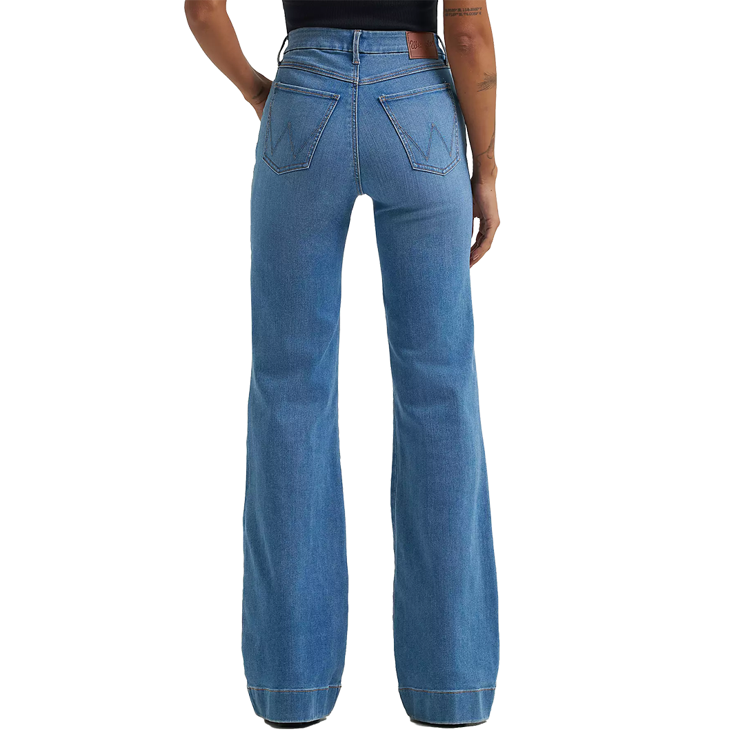 Wrangler Women's Bespoke High Rise Trouser Jeans