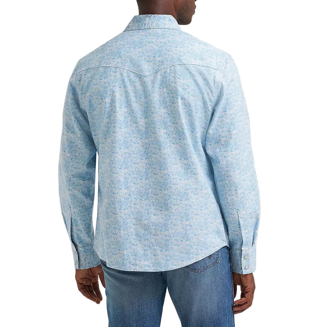 Chemise à pression Wrangler Rétro à manches longues pour homme