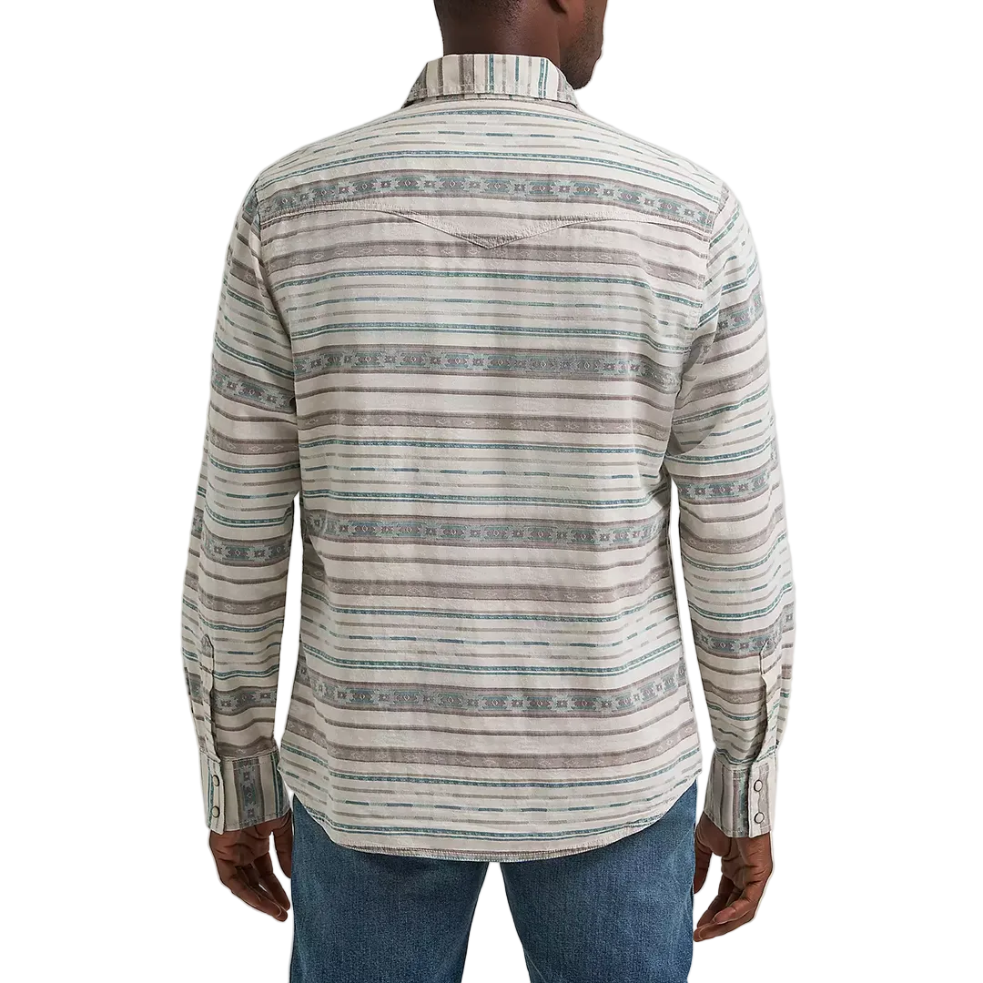 Wrangler Men's Retro Serape Long Sleeve Snap Shirt