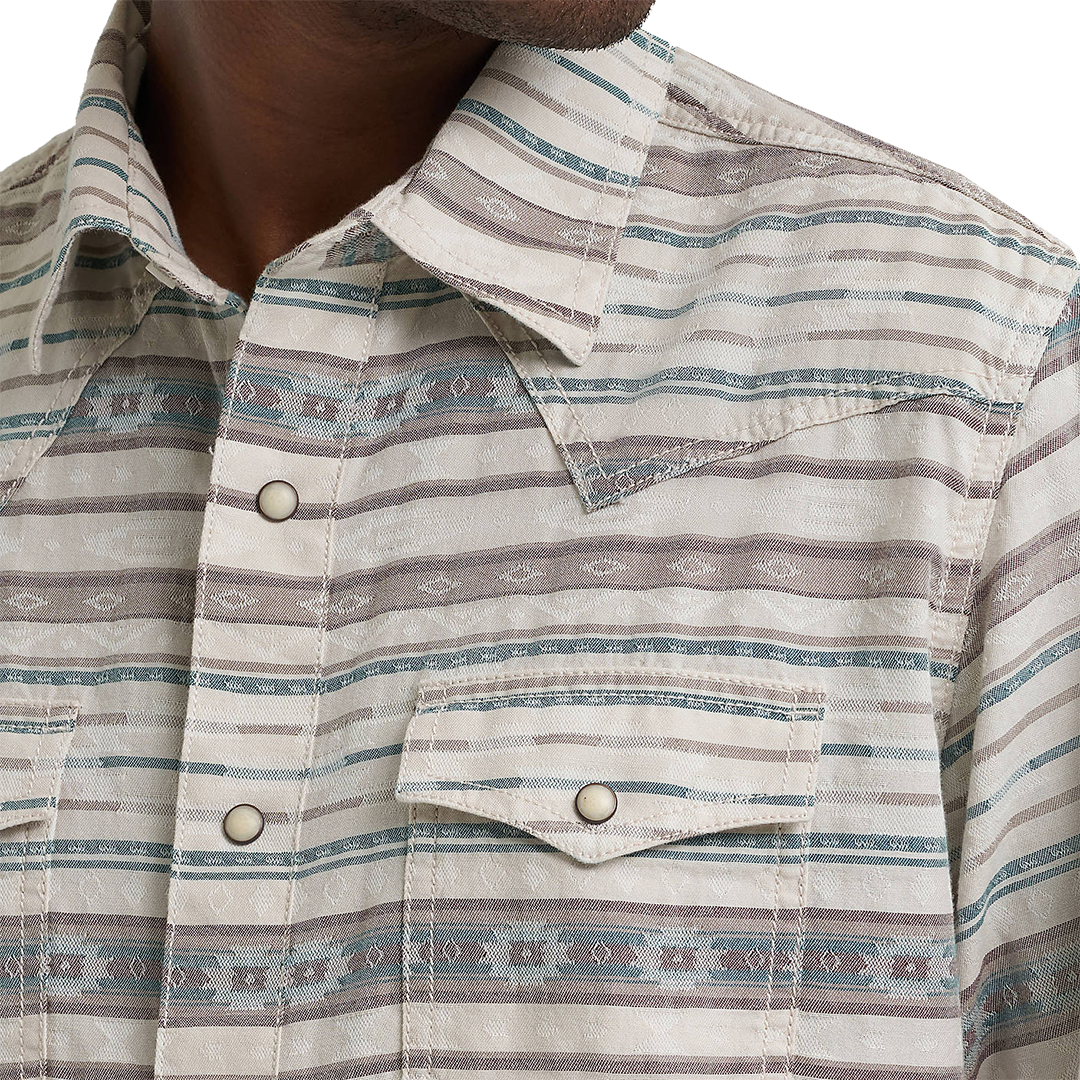 Wrangler Men's Retro Serape Long Sleeve Snap Shirt