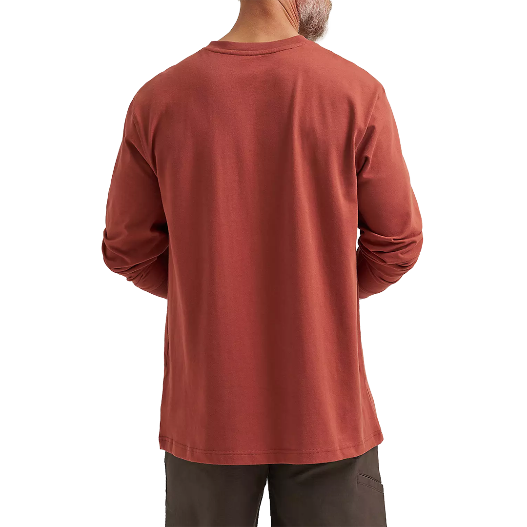 Wrangler RIGGS Workwear Men's Relaxed Henley Long Sleeve T-Shirt