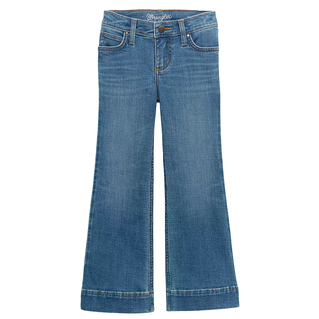 Wrangler Girls' Retro Trouser Jeans