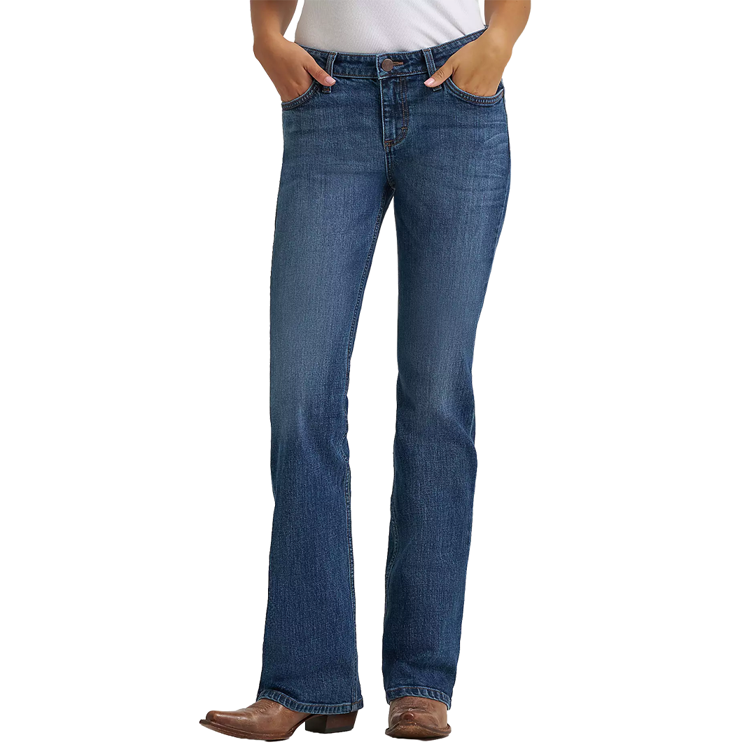 Wrangler Women's Retro Mae Mid Rise Bootcut Jeans
