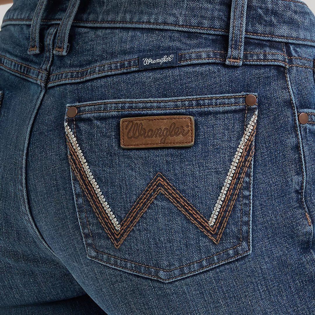 Wrangler Women's Retro Mae Mid Rise Bootcut Jeans