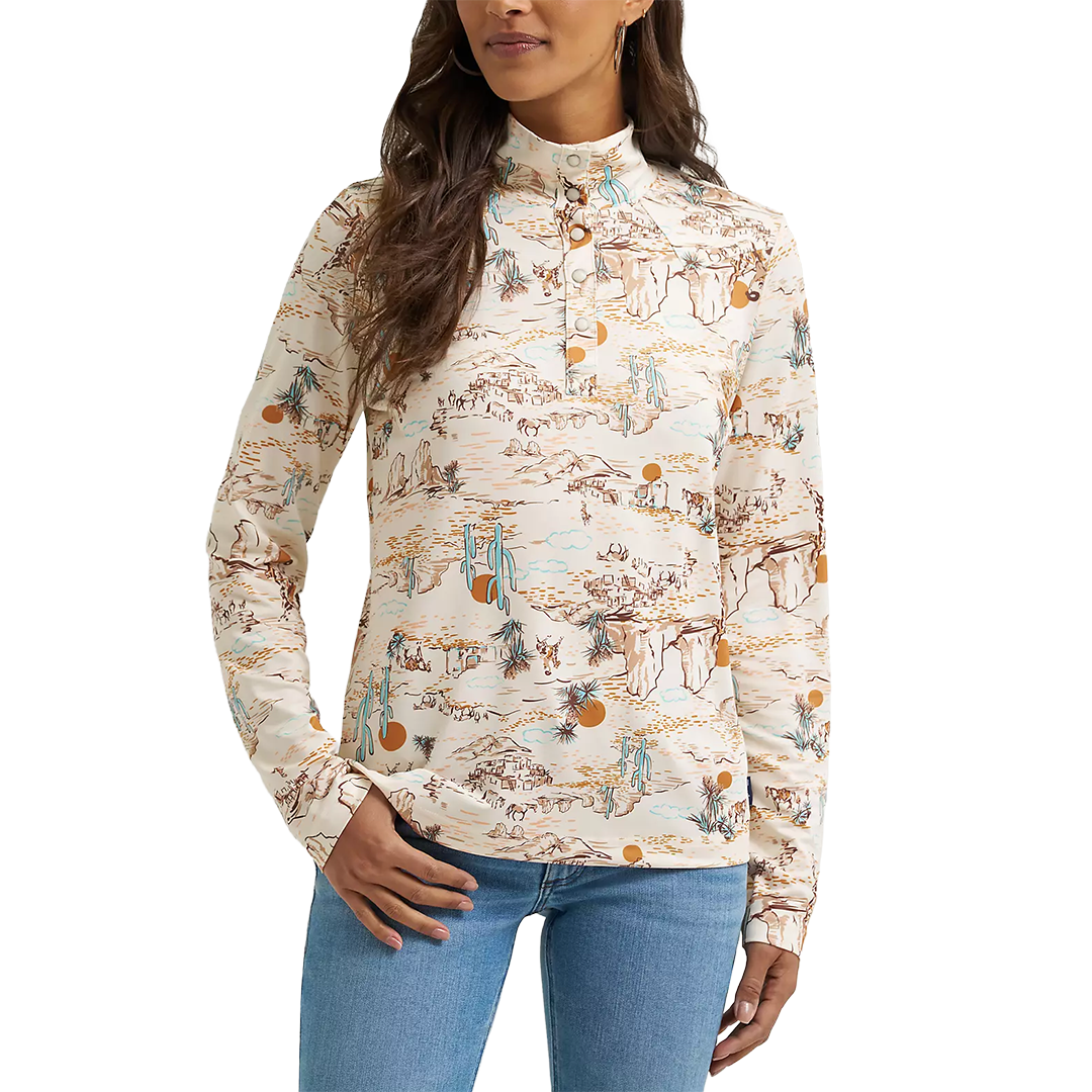Wrangler Women's Skye Performance Quarter Snap Pullover