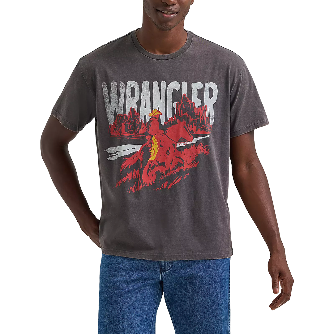T-shirt graphique Wrangler Silent Rider pour homme