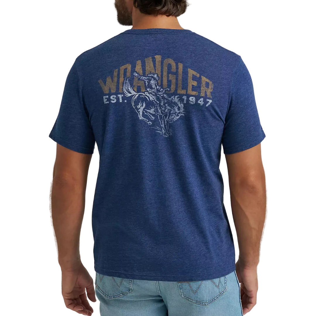 Wrangler Men's Back Rider Pocket Graphic T-Shirt