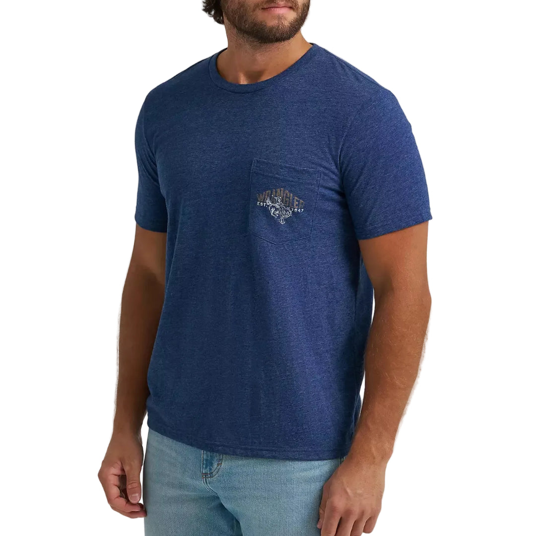 Wrangler Men's Back Rider Pocket Graphic T-Shirt