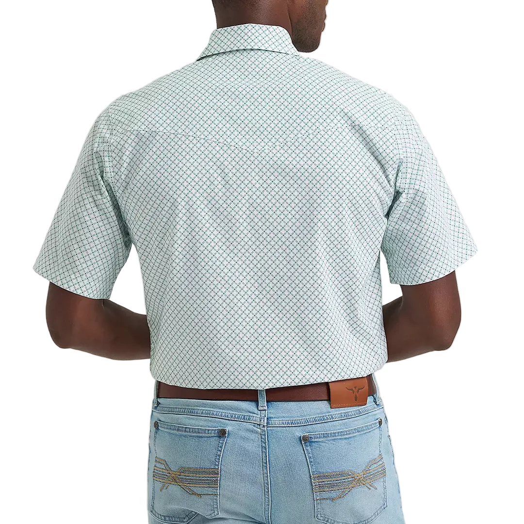 Chemise à manches courtes à boutons-pression Wrangler 20X Competition Advanced Comfort pour homme