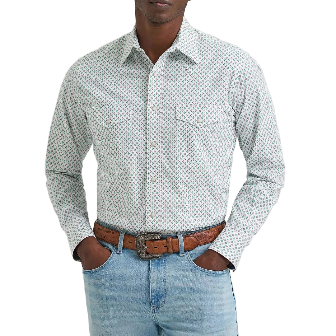 Wrangler Men's 20X Competition Advanced Comfort Long Sleeve Snap Shirt