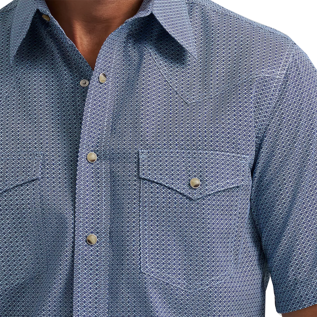 Wrangler Men's 20X Competition Advanced Comfort  Short Sleeve Snap Shirt