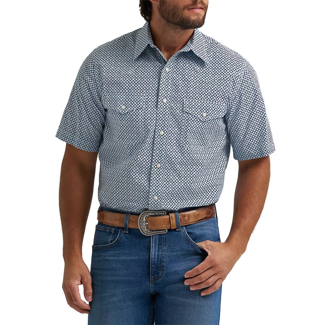 Wrangler Men's 20X Competition Advanced Comfort Short Sleeve Snap Shirt