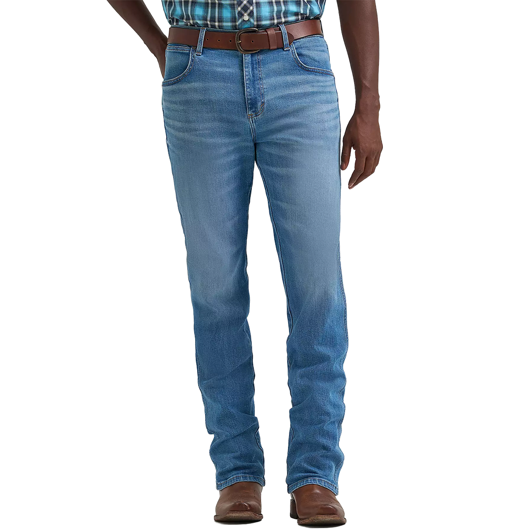 Jean Wrangler rétro coupe droite slim pour homme