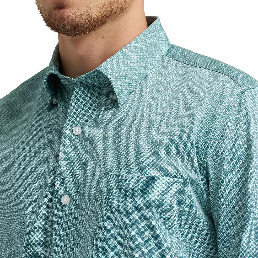 Wrangler Men's Cody Johnson Long Sleeve Button Shirt