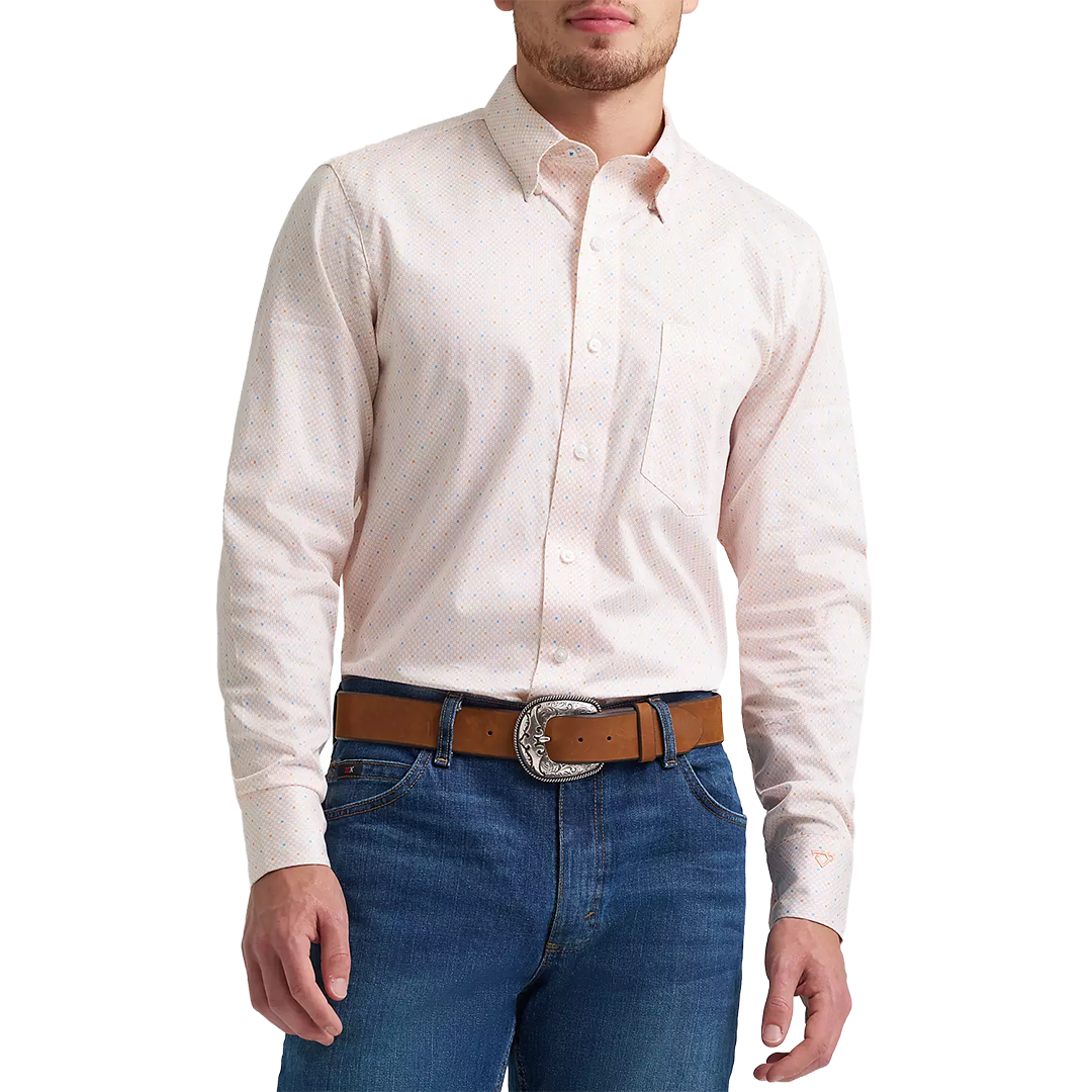 Wrangler Men's Cody Johnson Long Sleeve Button Shirt