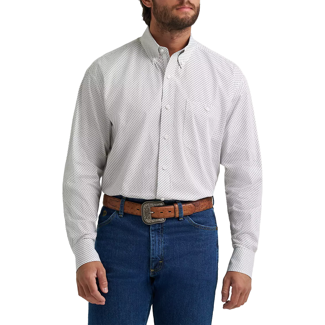 Wrangler Men's George Strait Long Sleeve Button Shirt