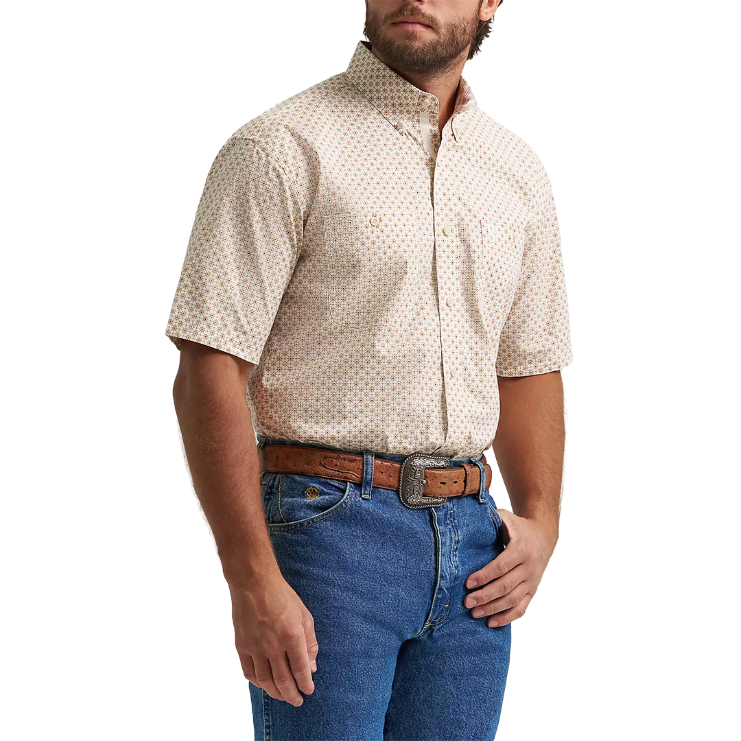 Chemise à manches longues boutonnée à motif écossais Wrangler Rétro Premium pour homme