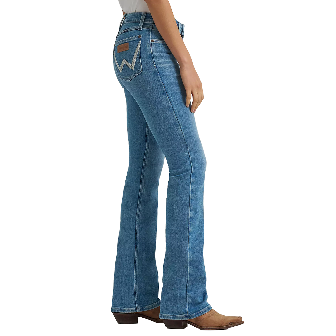 Jean Bootcut Taille Mi-Haute Rétro Mae Wrangler Femme