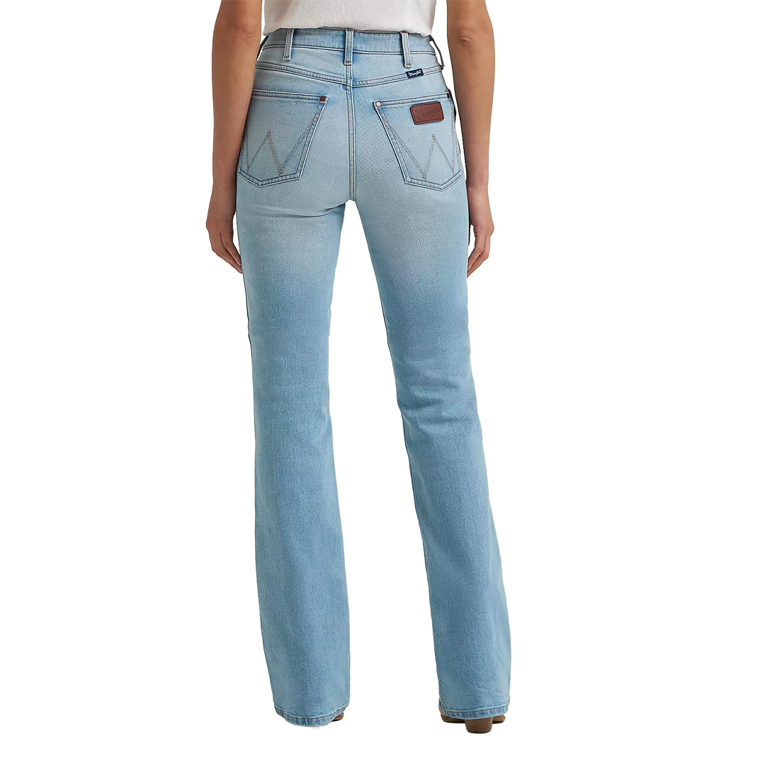 Wrangler Women's Retro Bailey High Rise Embellished Bootcut Jean