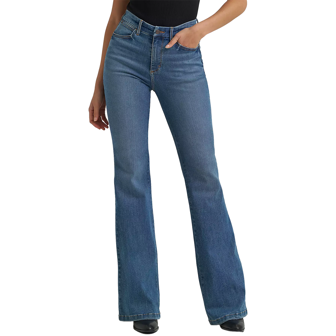 Wrangler Women's Bespoke High Rise Flare Jeans