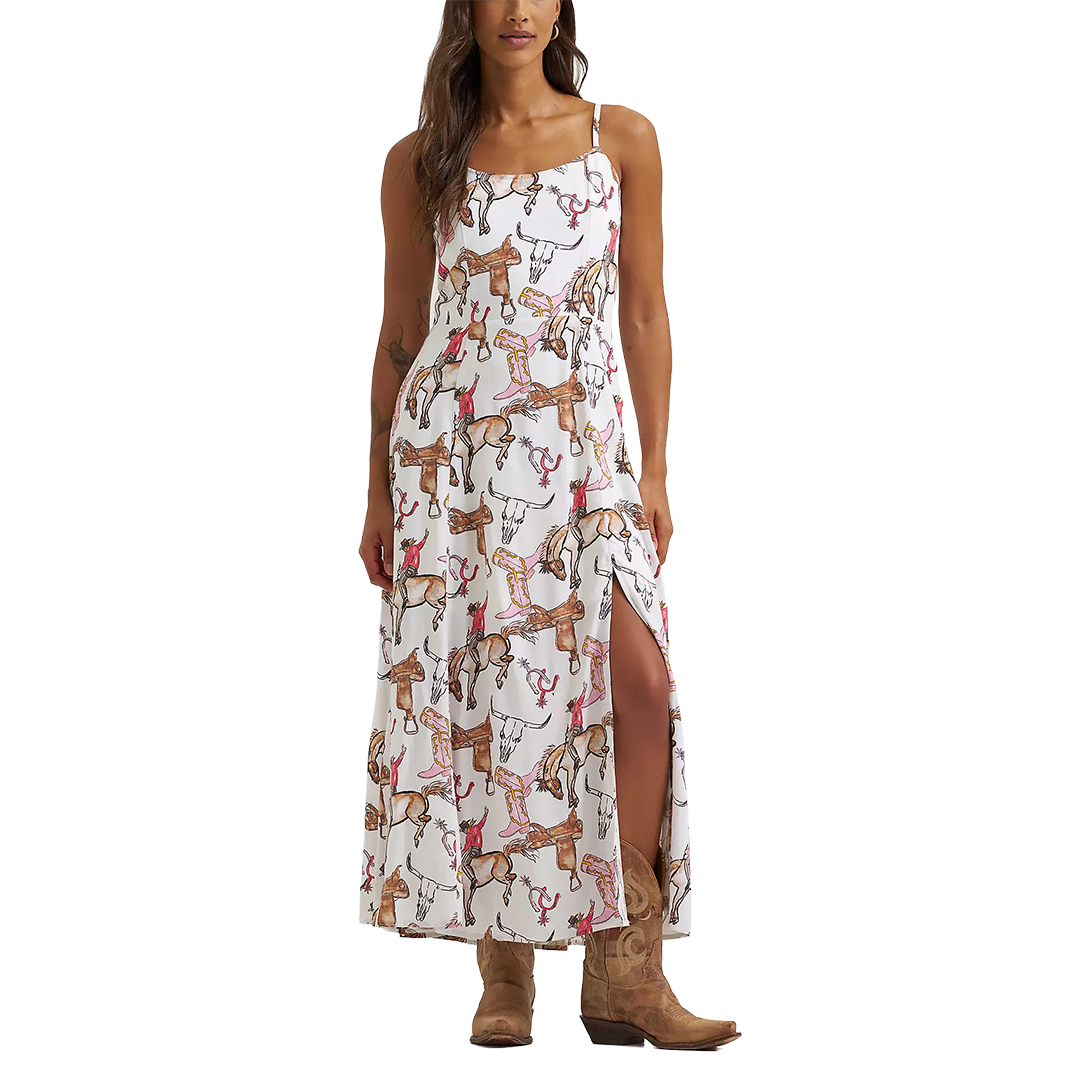 Robe longue débardeur western Wrangler pour femme