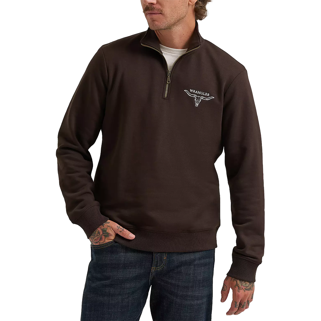 Wrangler Pull à capuche pour homme Long Live Cowboys