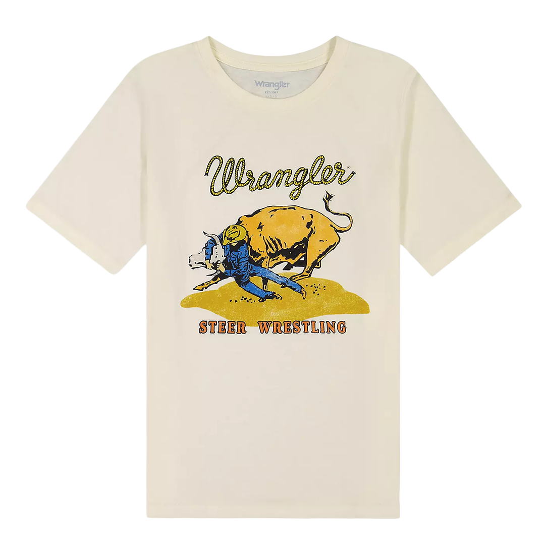 T-shirt à logo Wrangler pour garçon